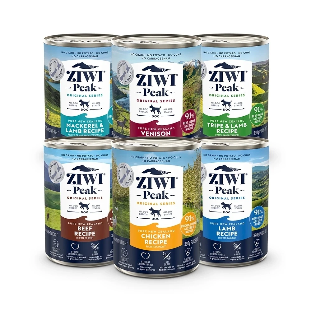 【ZIWI 巔峰】經典系列  鮮肉狗主食罐390g