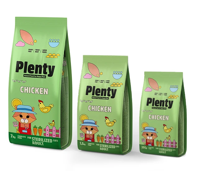 陪樂Plenty-無穀低敏鮮肉貓糧-排毛鮮雞