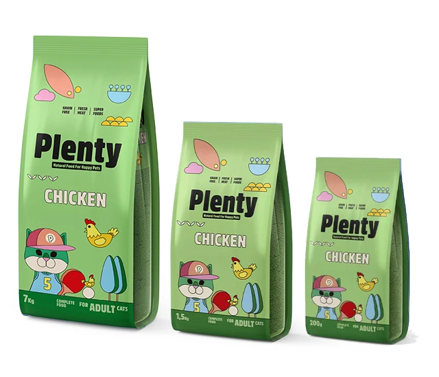 陪樂Plenty-無穀低敏鮮肉貓糧-腸胃鮮雞