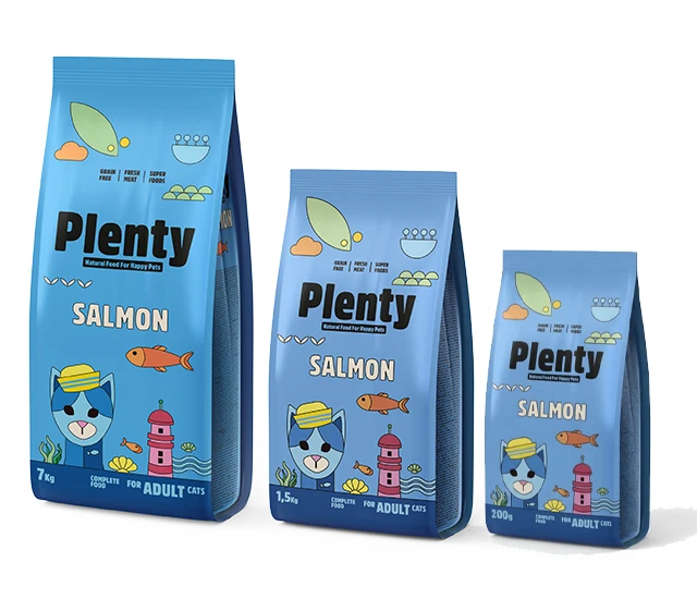 陪樂Plenty-無穀低敏鮮肉貓糧-腸胃鮭魚