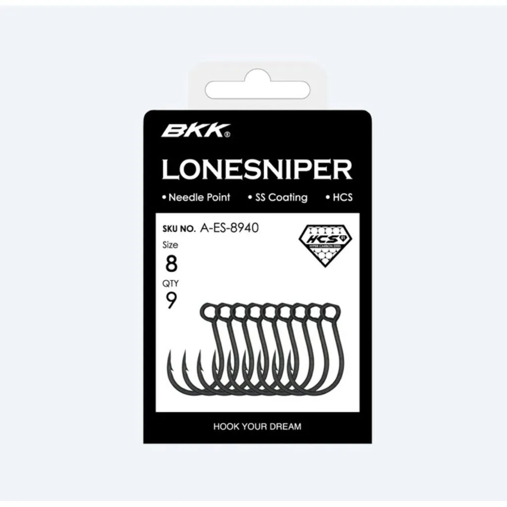 BKK LONESNIPER 超滑塗層 超碳鋼3倍單鉤