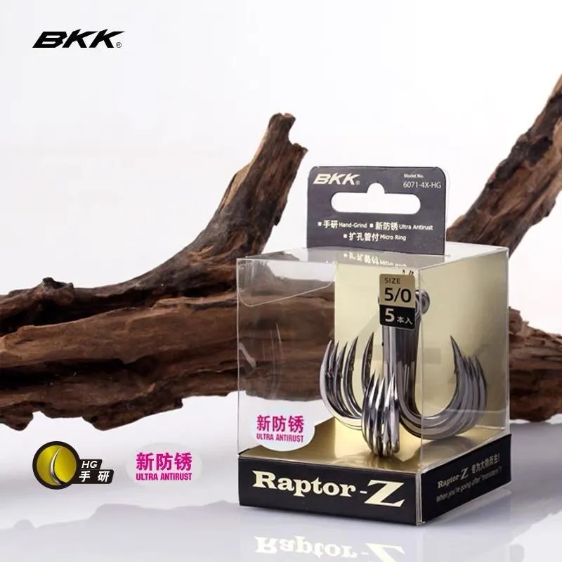 BKK黑金剛 6071-4X-HG 四倍強化新防鏽三本鉤