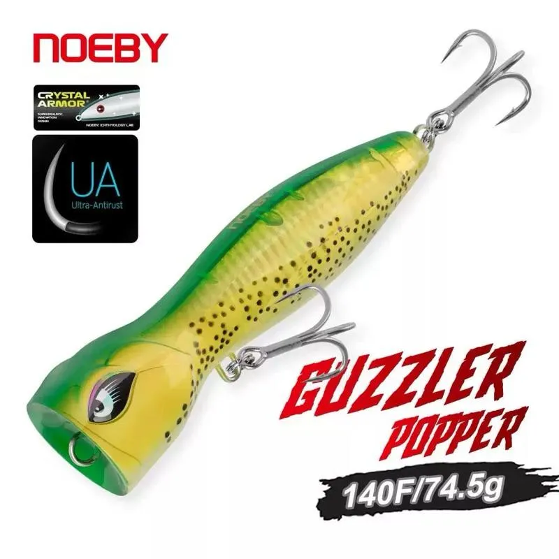 Noeby諾比 浮水波爬popper 水表餌 14cm 74.5g 1911CA