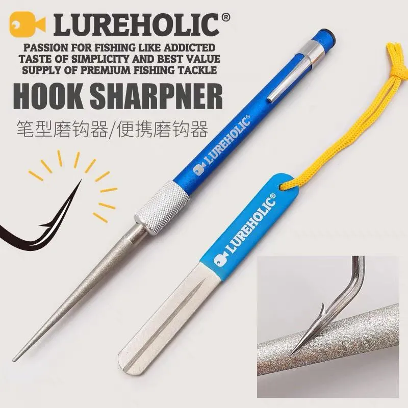 LUREHOLIC 便攜 磨鉤器 磨鉤石 磨鉤筆 磨鉤棒 磨刀石 釣魚配件