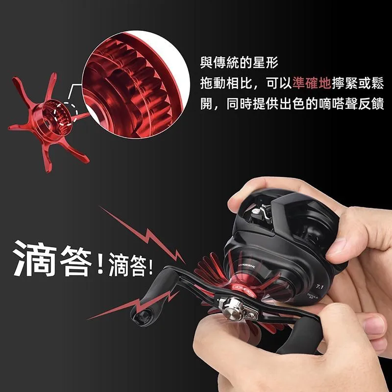 Gomexus 小烏龜星剎星盤 65mm 可裝Daiwa Shimano Steez配件