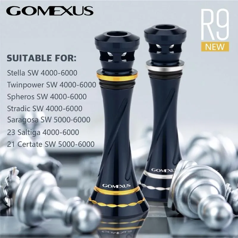 Gomexus R9 防撞桿 平衡桿 55mm 紡車專用 黑寶 Stella SW 釣魚配件