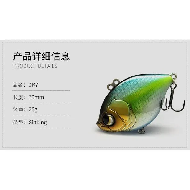 lurefans大河奔流 DK7 雙殺全泳層 顫泳 VIB 路亞發燒友 超遠投擬餌28G