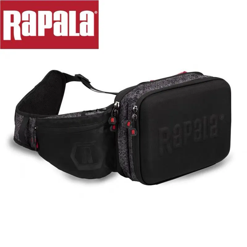 Rapala 樂伯樂 懸帶包 路亞包 漁具包 附兩個活動式路亞盒 肩背包