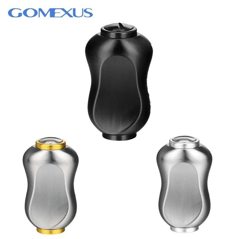 Gomexus 鋁合金指紋型握丸 shimano daiwa小烏龜紡車 捲線器改裝配件22mm
