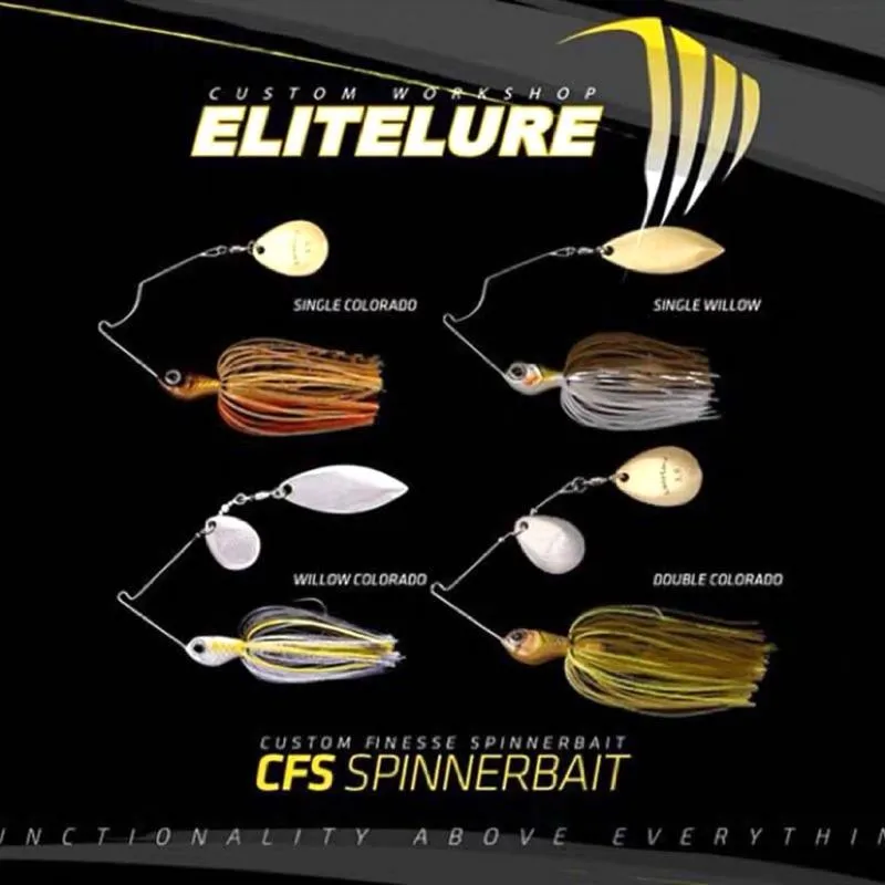 ELITELURE艾利特 spinnerbait 複合式亮片 水滴+柳葉 泰國鱧