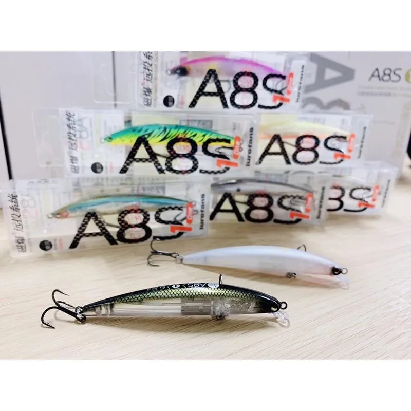 【馨馨路亞釣具】Lurefans大河奔流 A8S 磁爆 緩沉米諾 遠投系統淺層 米諾 捲仔 8cm 6.8g 路亞發燒友