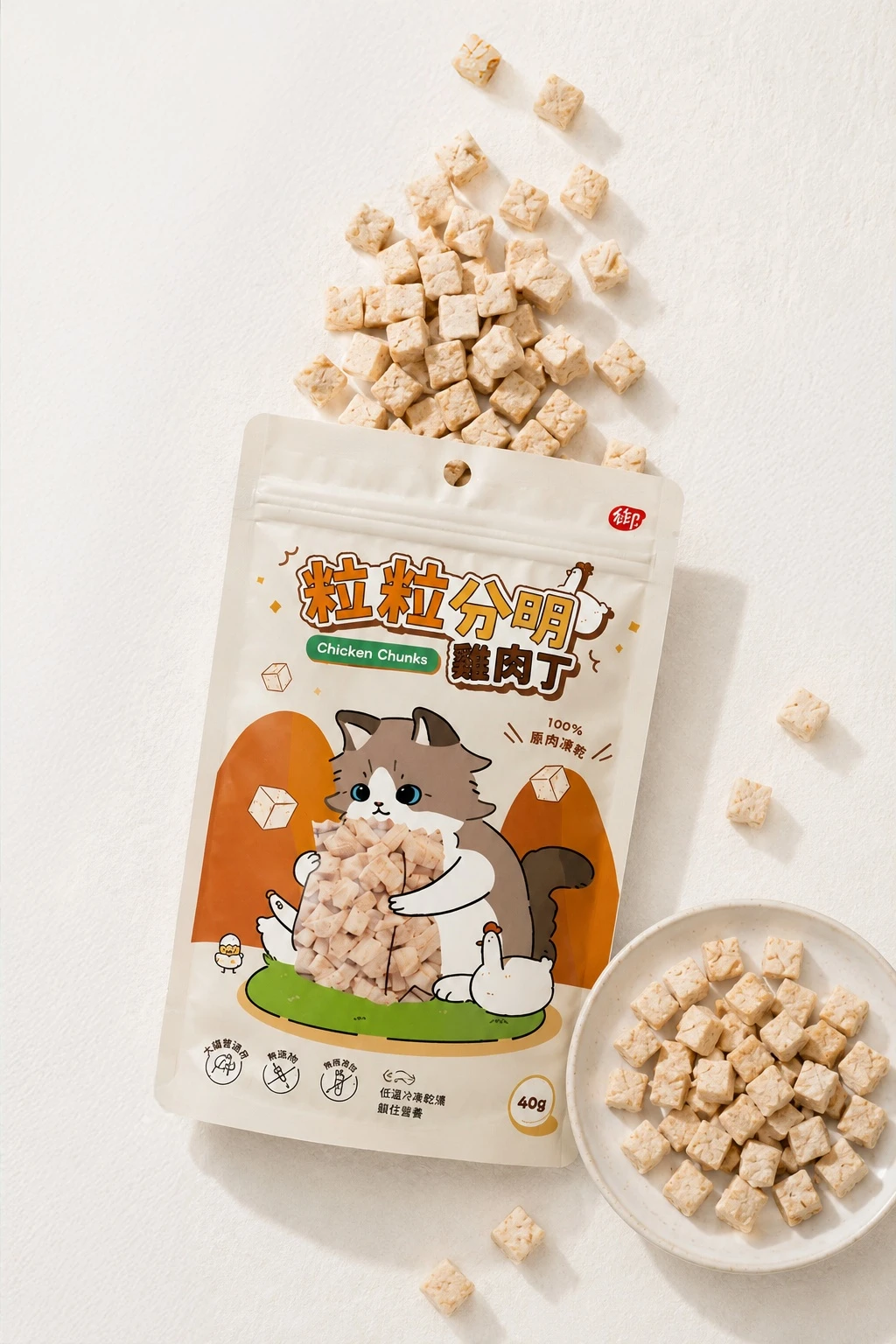 粒粒分明雞肉丁