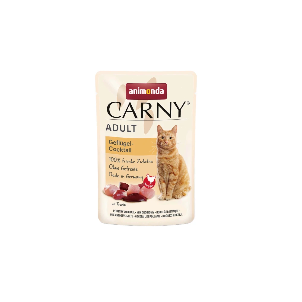 【Animonda愛諾德】Carny卡昵 主食貓餐包｜雞鴨鵝85g | 12入