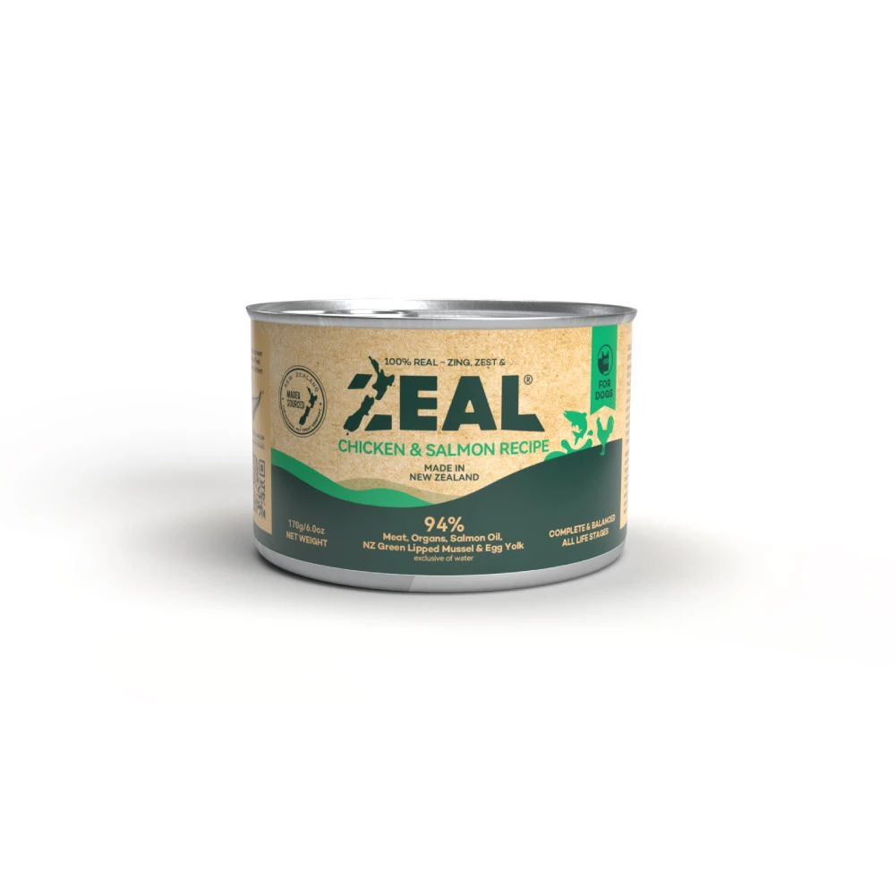 【ZEAL真致】鮮肉無穀犬主食罐｜野雞鮭 | 24入