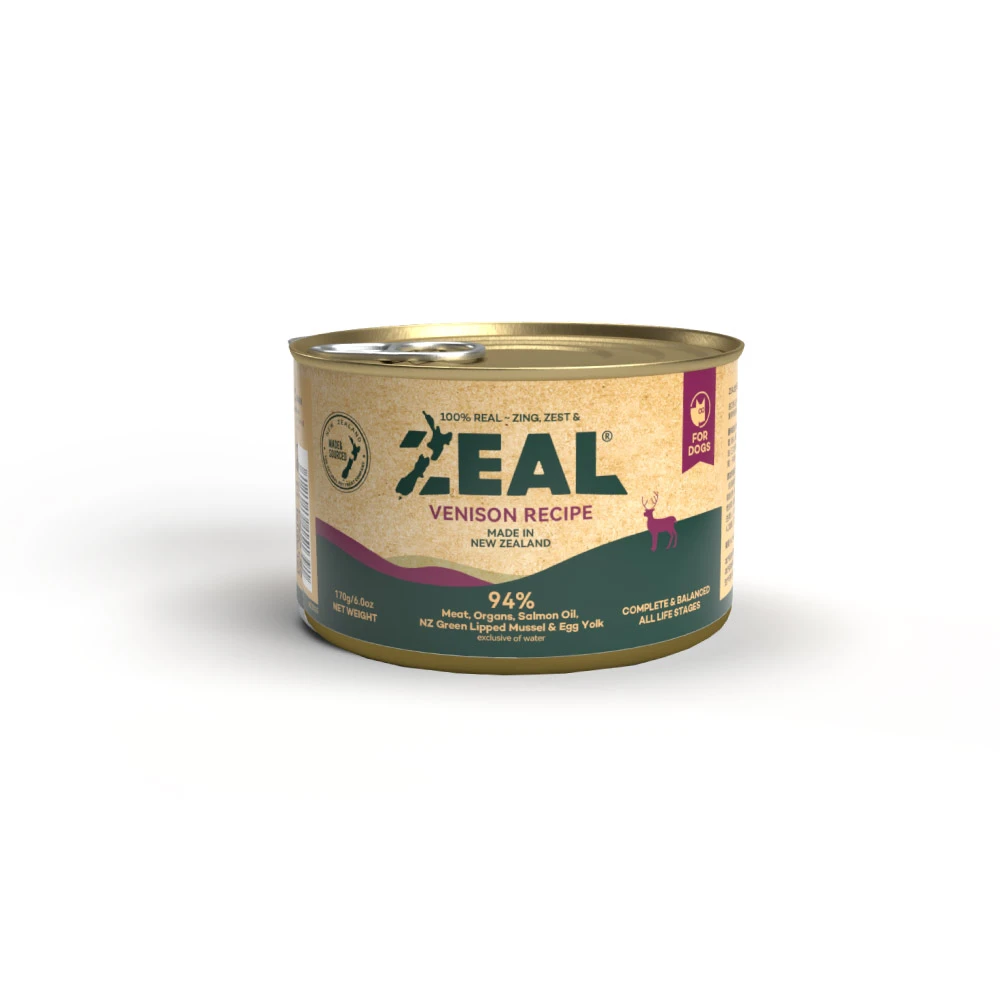 【ZEAL真致】鮮肉無穀犬主食罐｜野牧鹿 | 24入