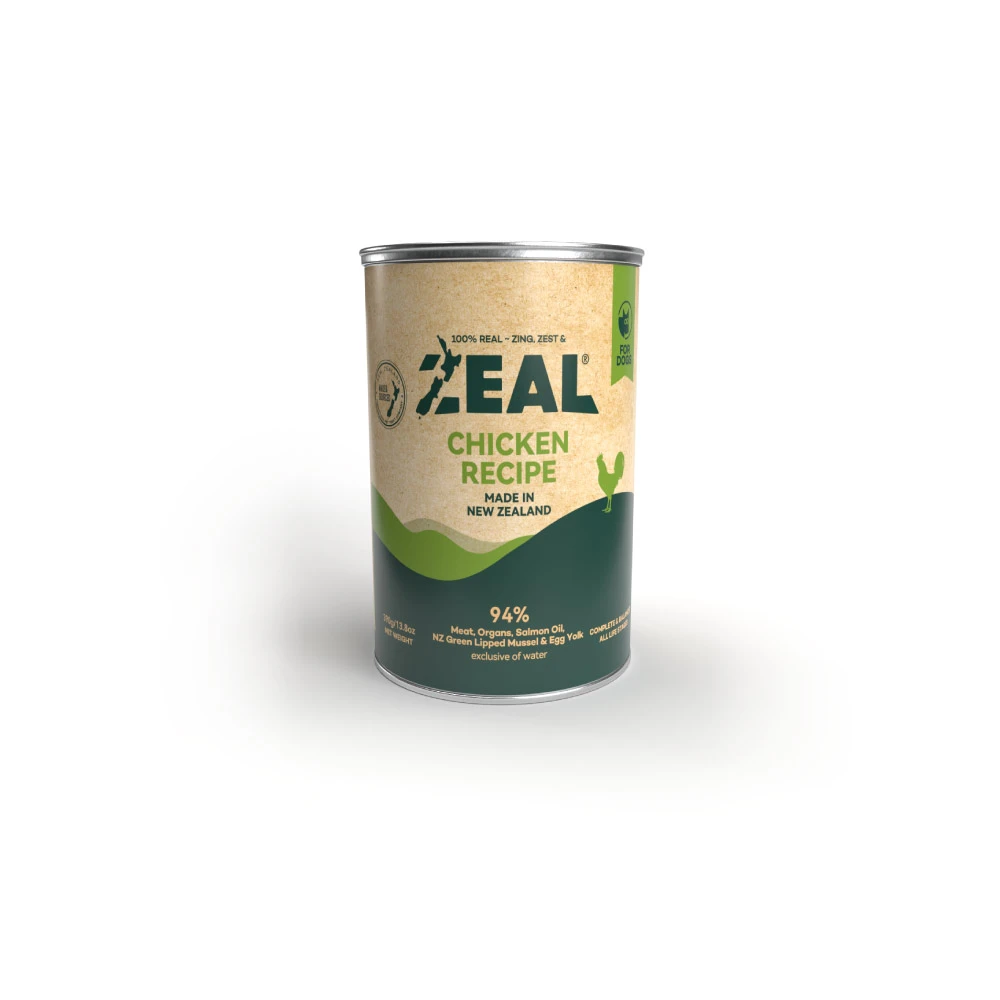 【ZEAL真致】鮮肉無穀犬主食罐｜牧野雞 | 24入