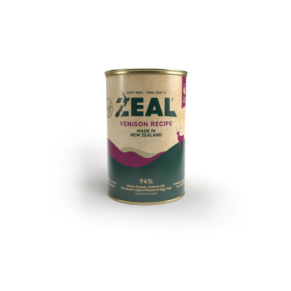 【ZEAL真致】鮮肉無穀犬主食罐｜野牧鹿 | 24入