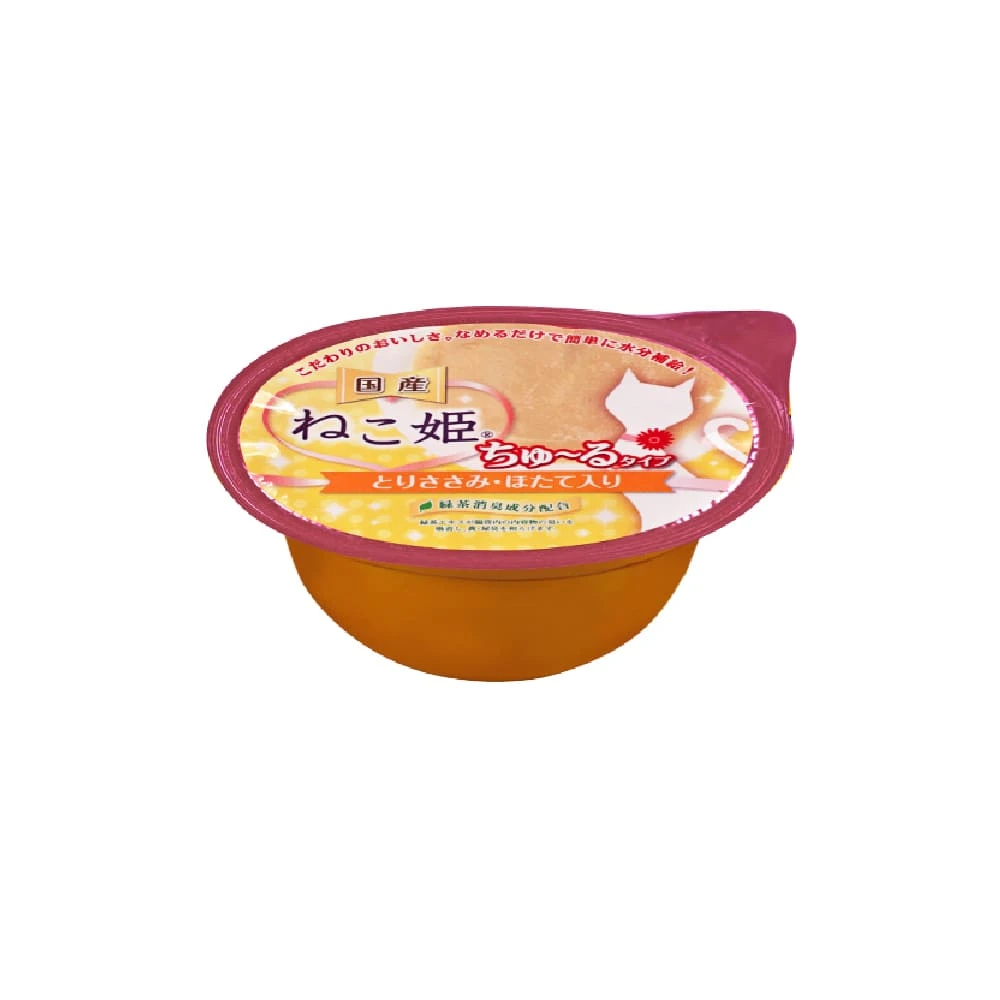 【貓姬】成貓肉泥杯｜雞肉扇貝60g | 6入