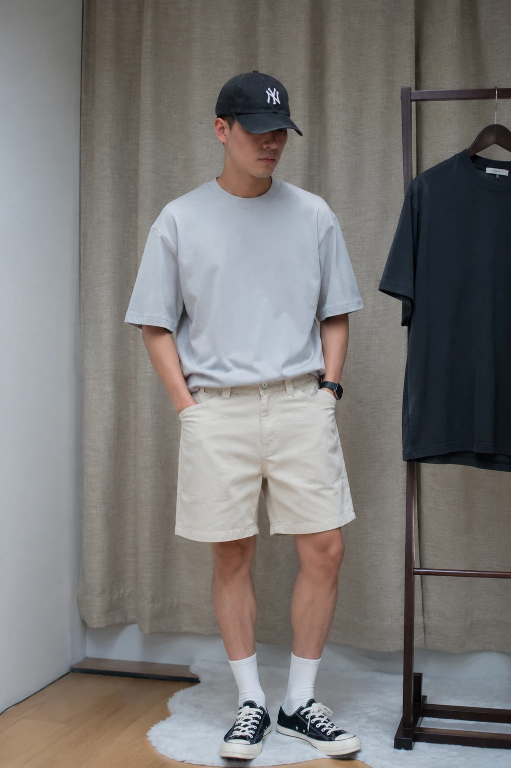 韓系簡約短褲