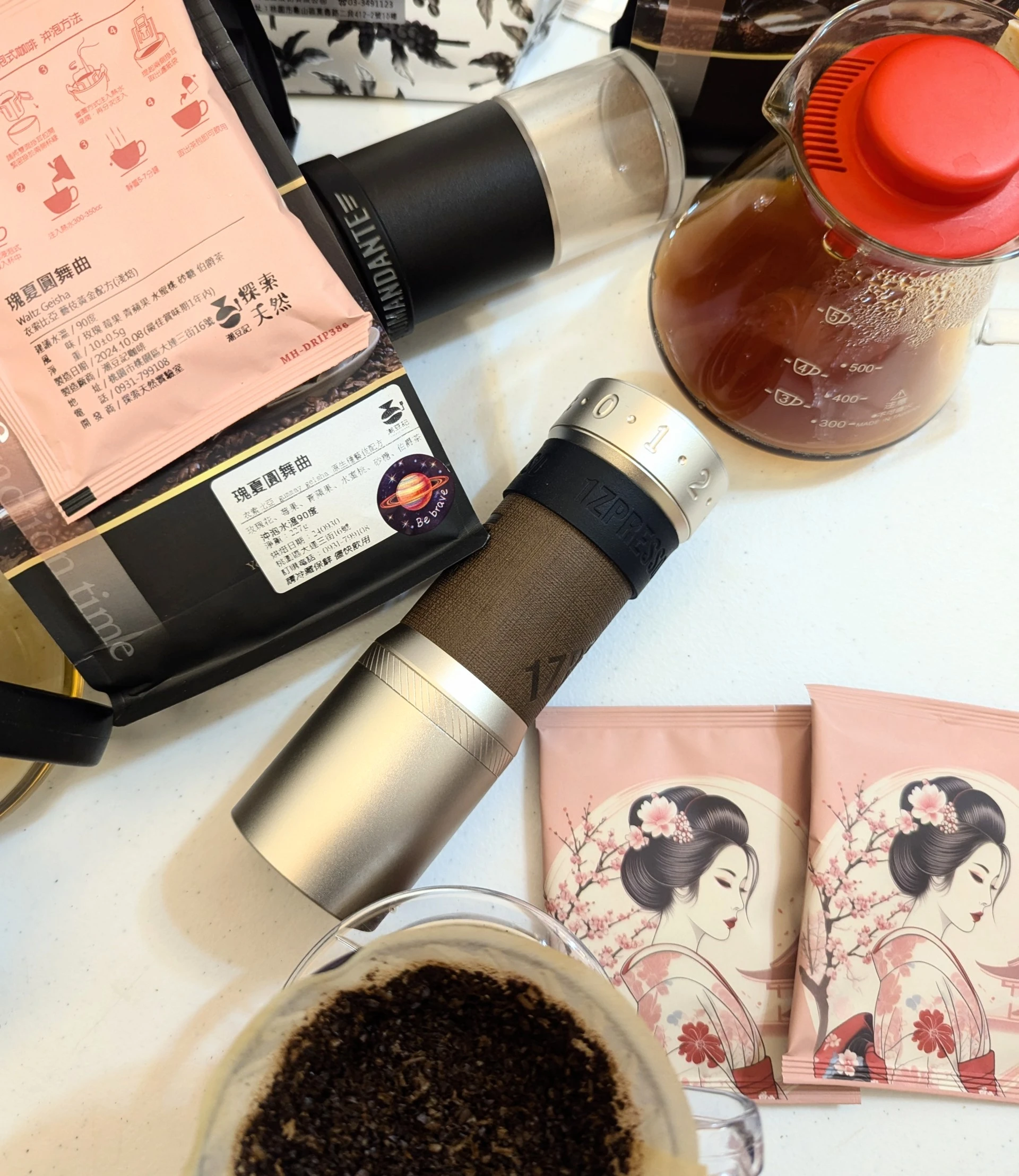 【探索天然精品咖啡】香檳藝伎 濾掛 半磅咖啡豆 20入