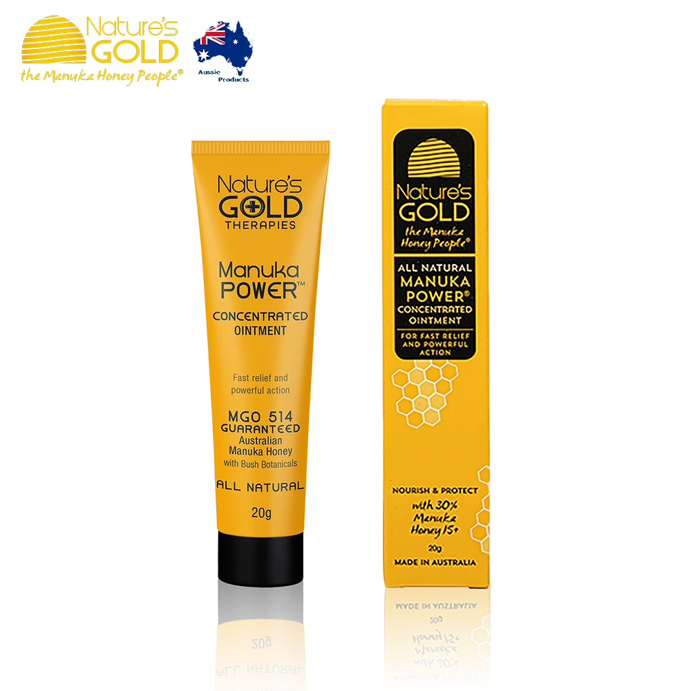 【Nature’s Gold】麥蘆卡蜂蜜強效萬用膏｜MGO514  20g （1入/3入）