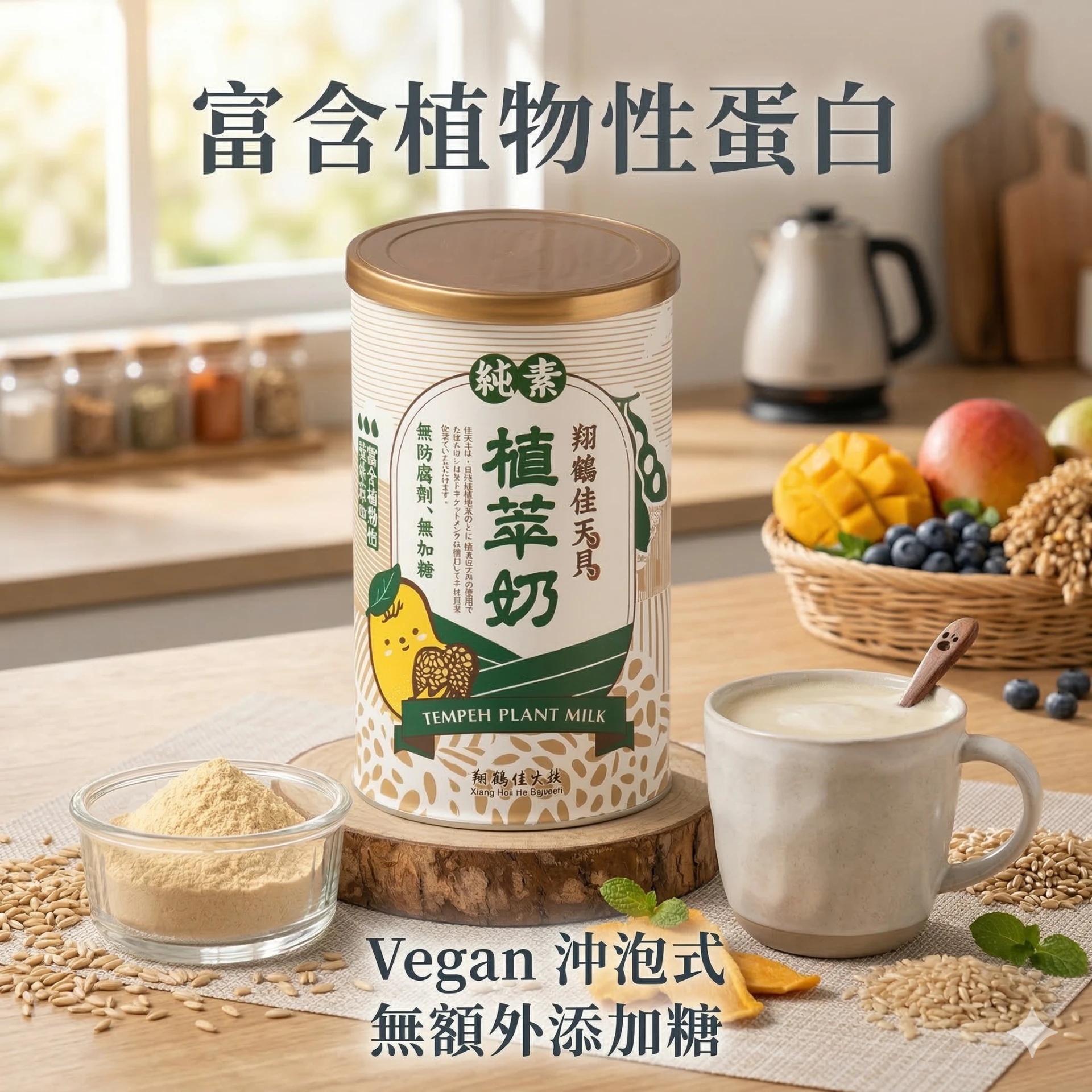 【翔鶴佳】 天貝植萃奶 350g