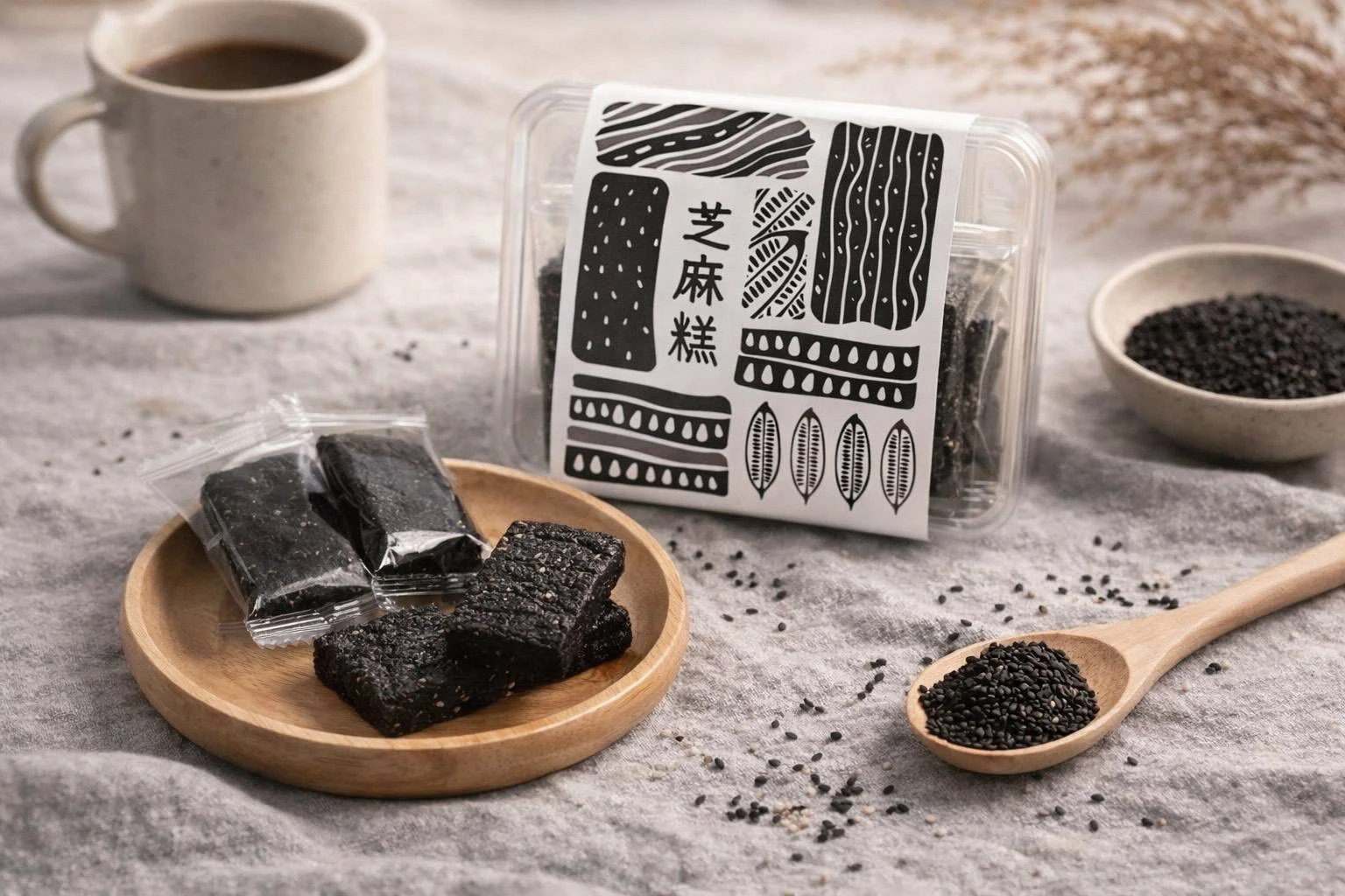 【農點子】無添加芝麻糕 200g