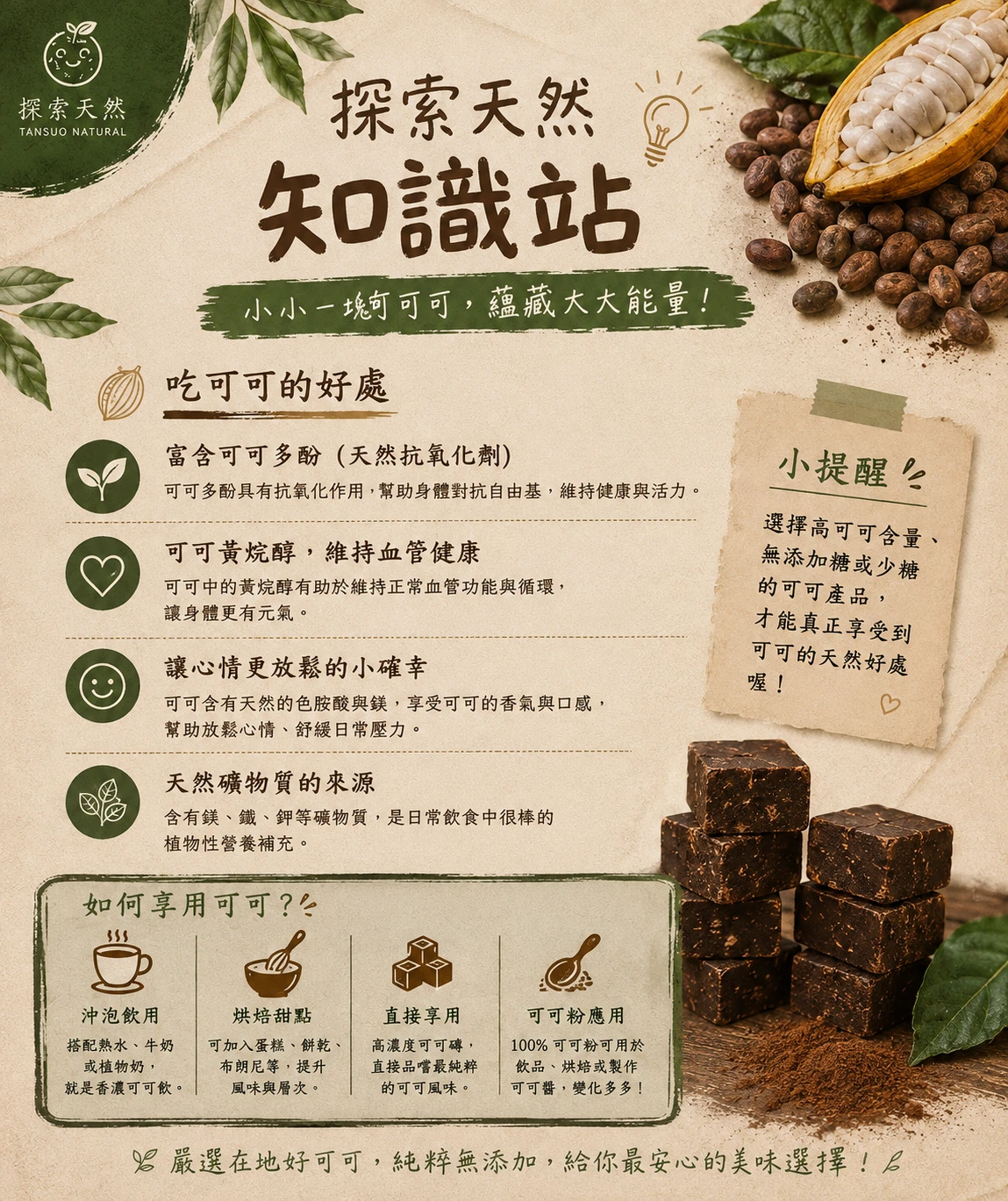 【伊然可可】台灣屏東無添加可可粉 100g