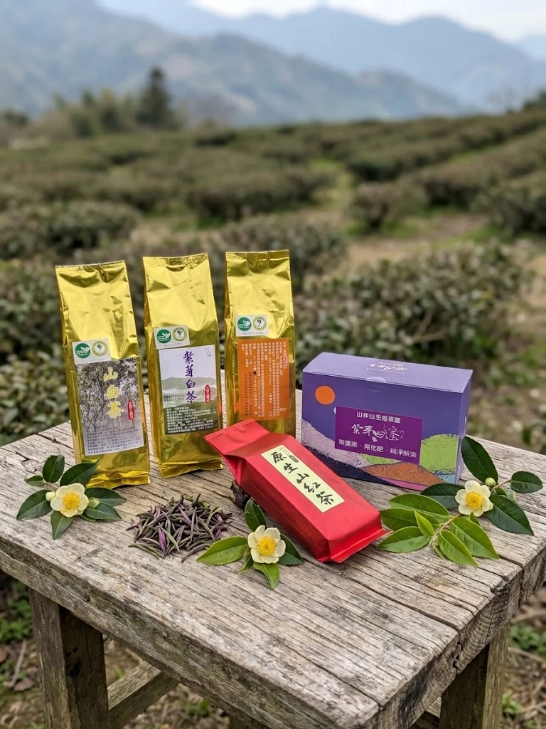 【山外山生態有機茶園】山白茶/紫芽白茶 37.5g｜山紅茶 60g ｜ 紫芽紅茶茶包(20入) ｜ GABA茶150g