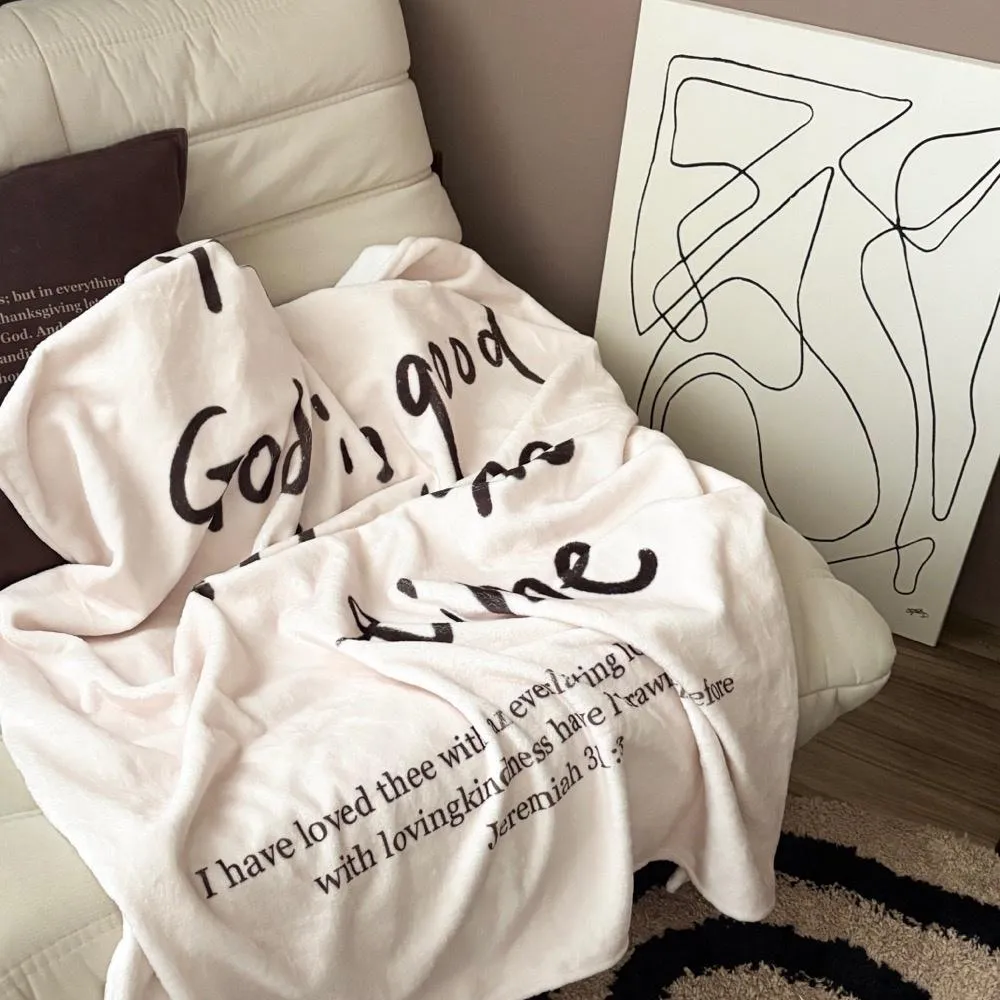 [毛毯]Hey!God is good all the time質感法蘭絨毛毯