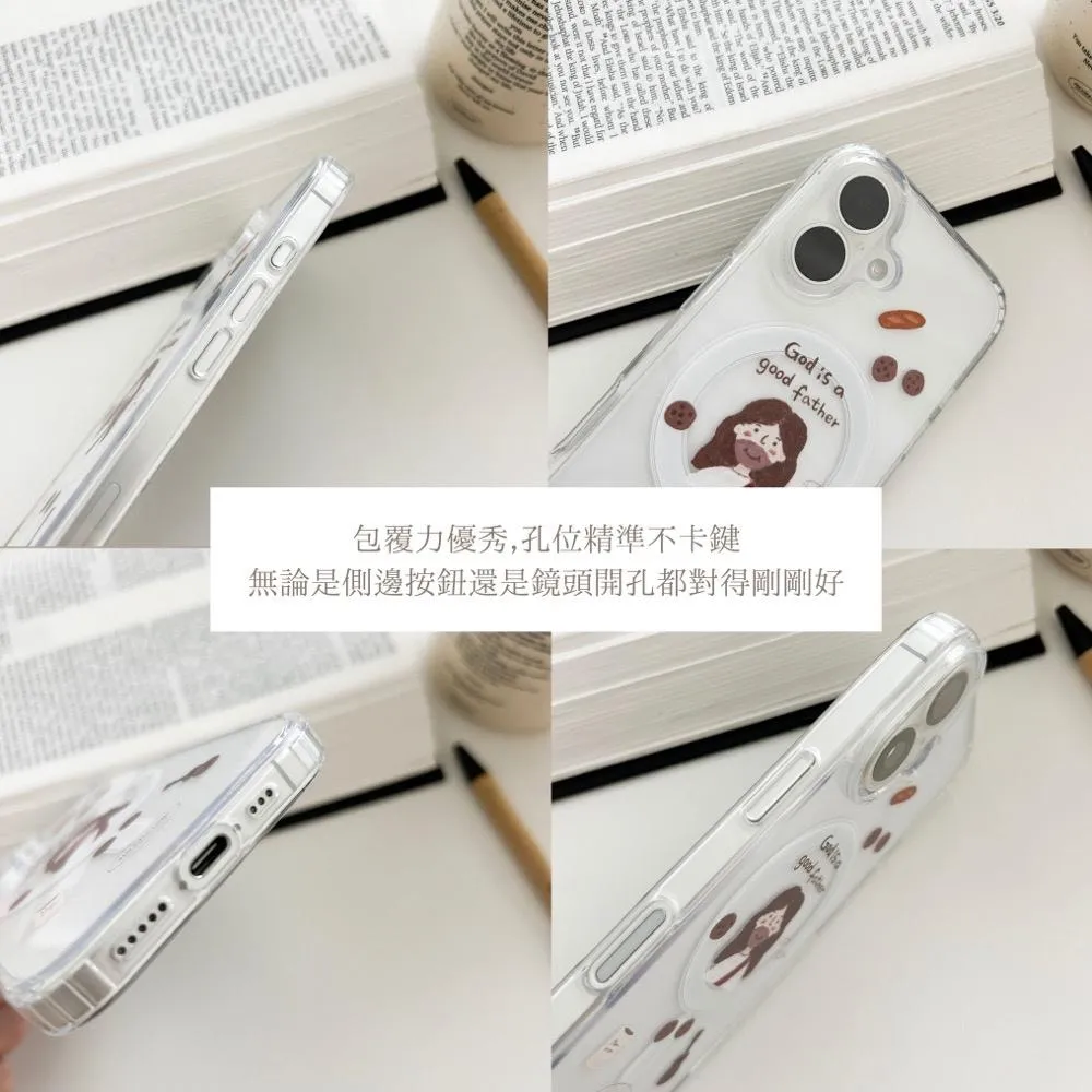 [Magsafe磁吸手機殼] God is a good father耶穌手繪款手機殼