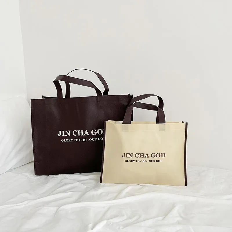 JIN CHA GOD品牌購物袋-兩個尺寸