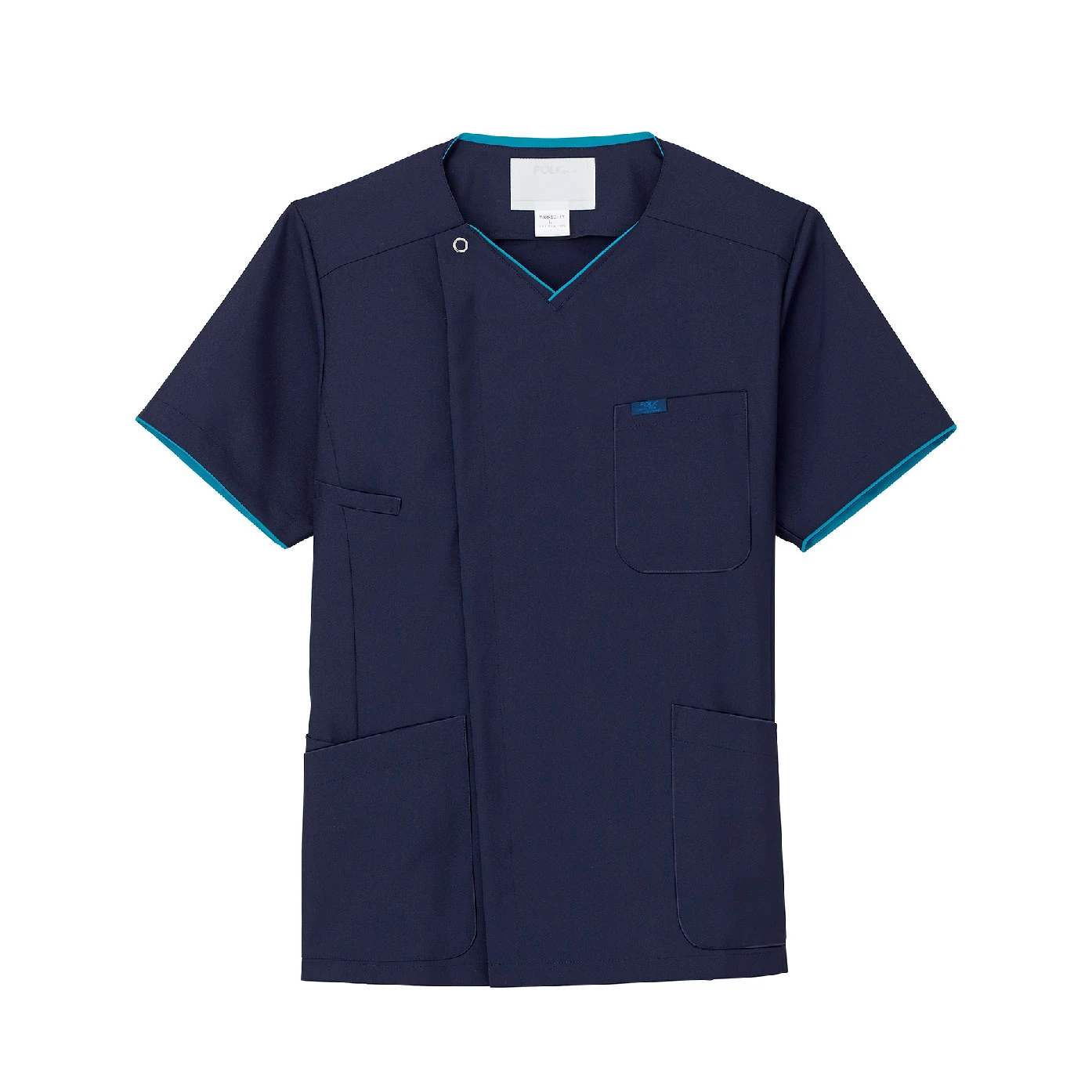素色拉鍊式刷手服-7028SC