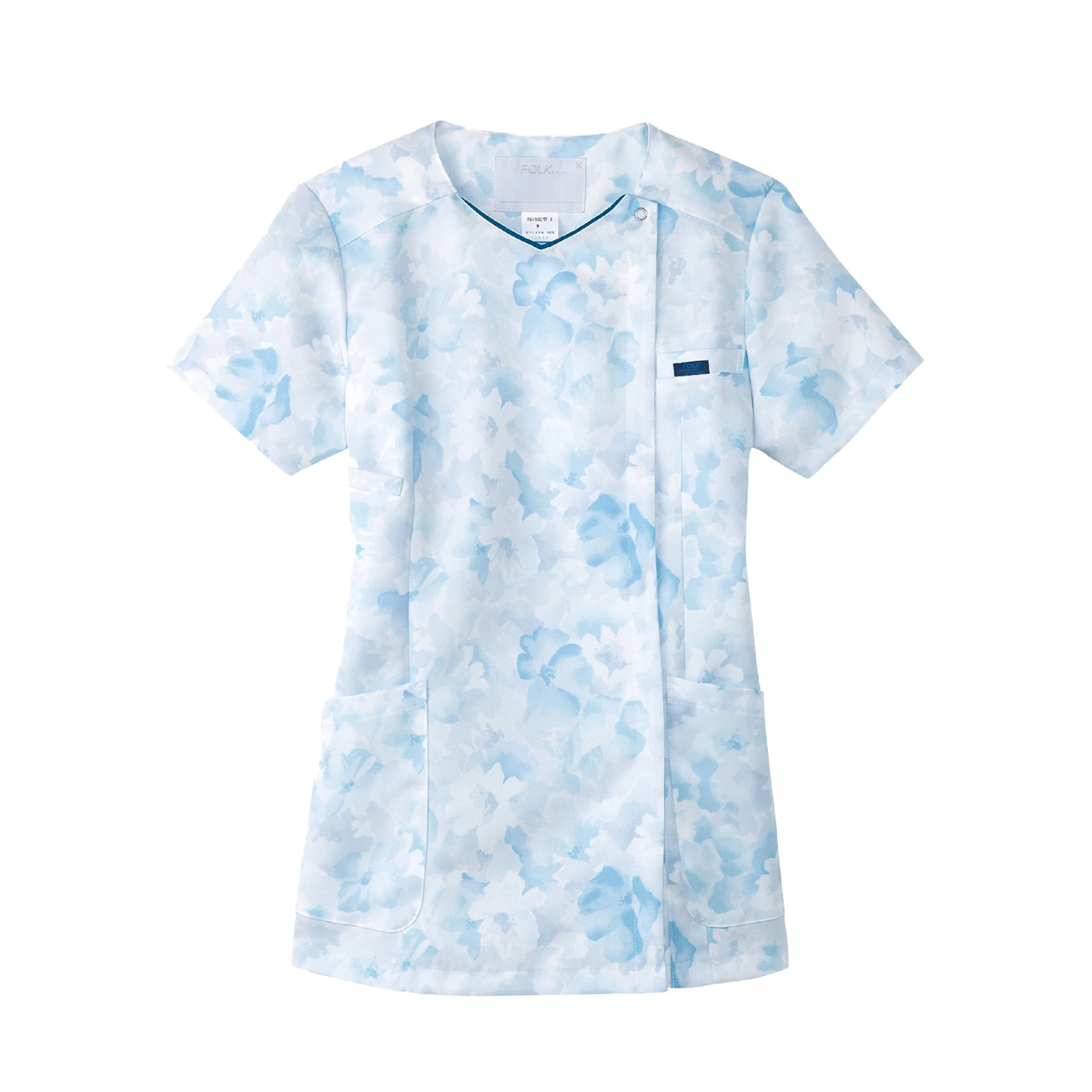 花語系列拉鍊式刷手服(共3色)-7034SC