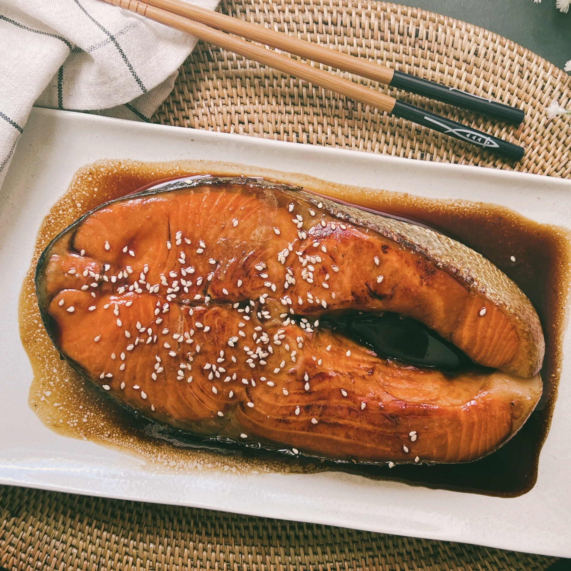 厚切鮭魚