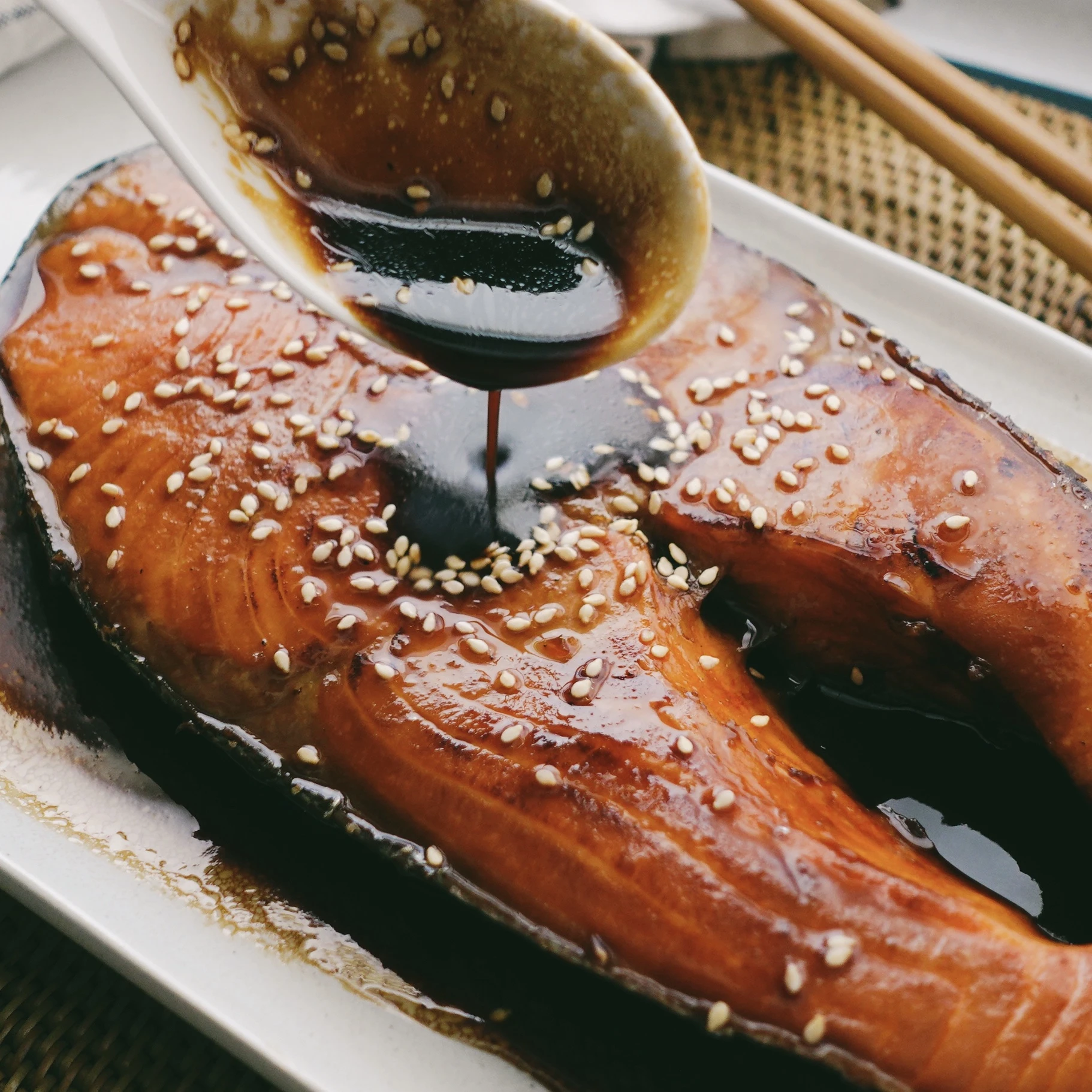 厚切鮭魚
