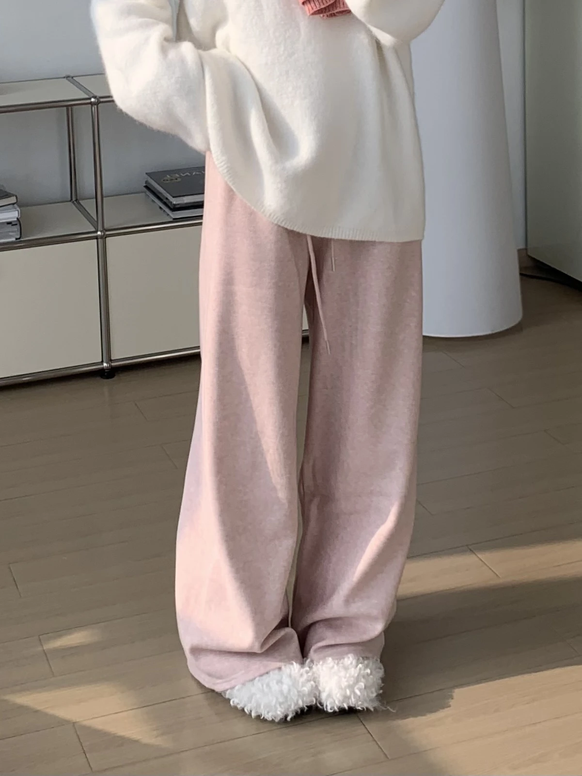 羊絨內刷毛棉褲