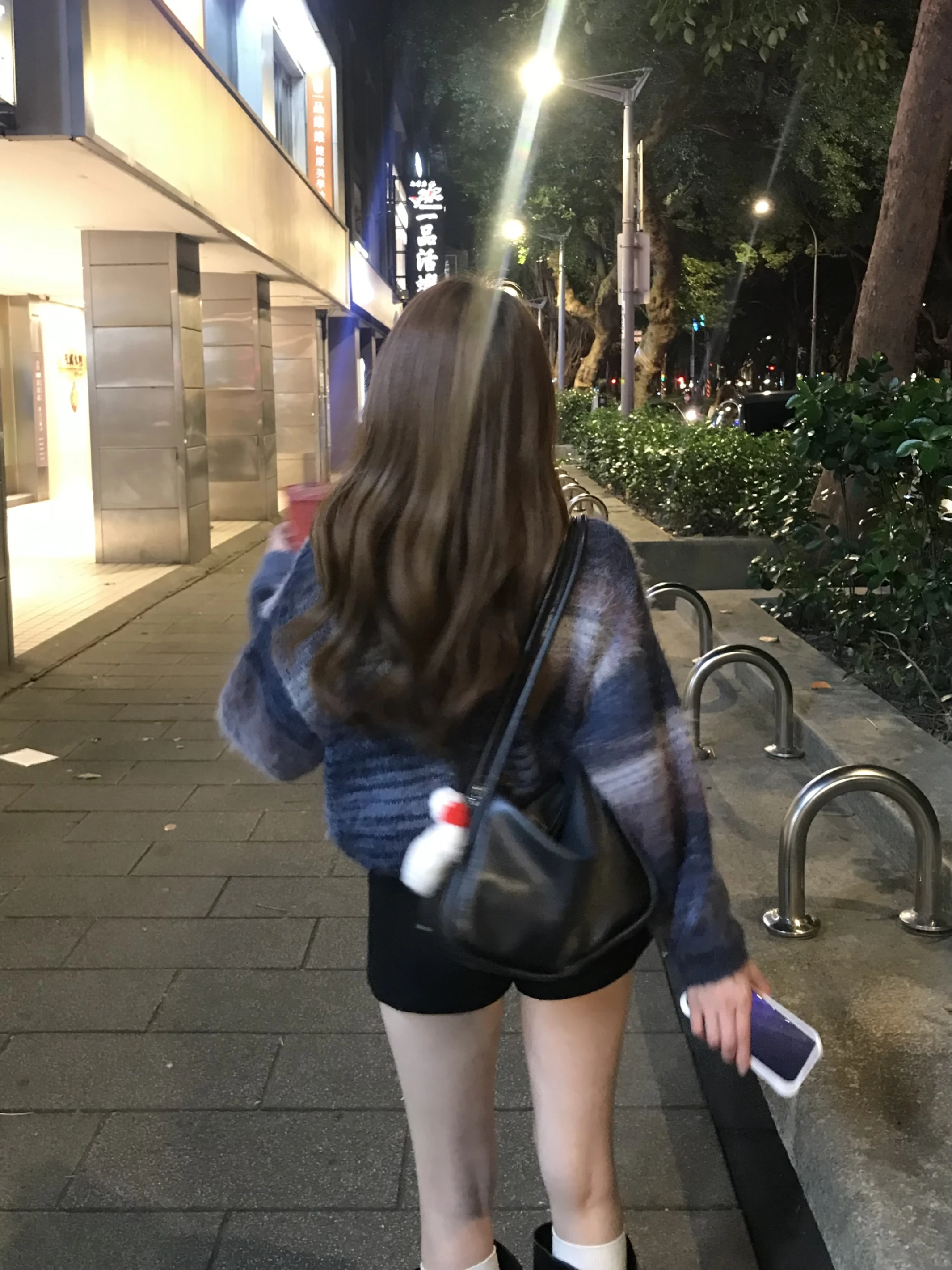 長毛暈染毛衣