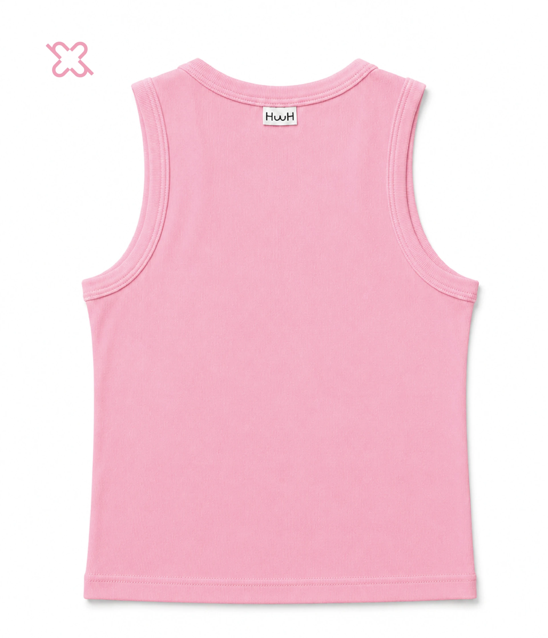 HUUH 合身剪裁坦克背心 LIMITED PINK