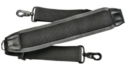 50" Black Padded Shoulder Strap no clip