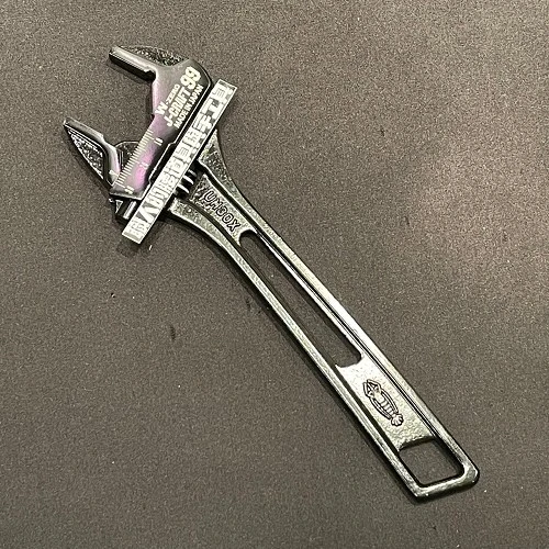 蝦牌_黑蝦99_W ZERO-最高級三面受力精密防滑牙活動扳手8吋開口30mm
