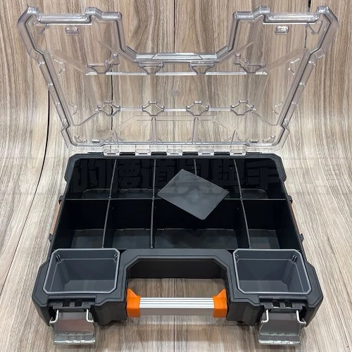 耐衝擊可調隔板簡易防水工具箱-大