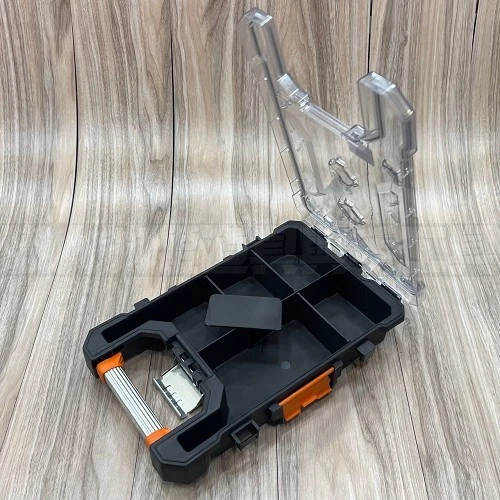 耐衝擊可調隔板簡易防水工具箱-小