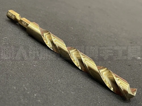 最高級鋼一體成型六角軸鑽頭10.0mm