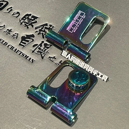 不鏽鋼真空鍍彩鈦-圓扣快扣片-旋轉式