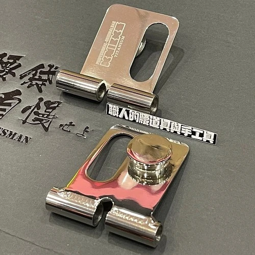 鈦-圓扣快扣片-旋轉式