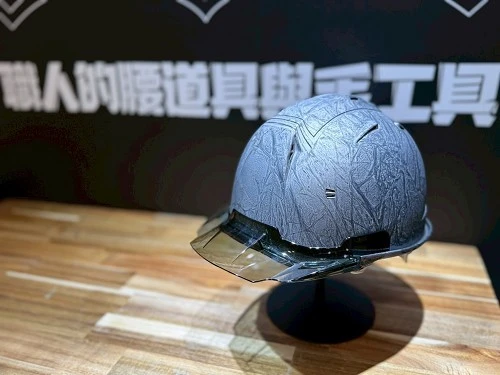 安全帽_消光金屬色-暗紋銀