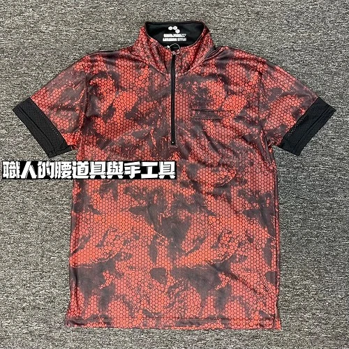 涼感上衣_遮熱POLO衫紅