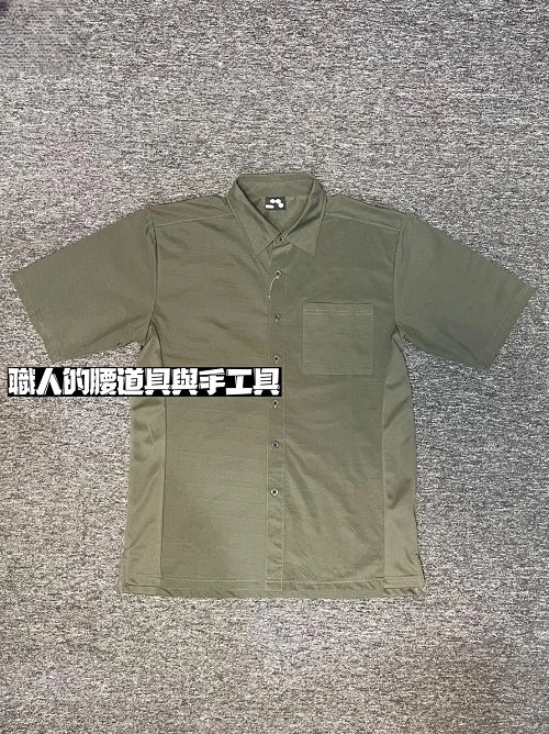 涼感上衣_襯衫綠