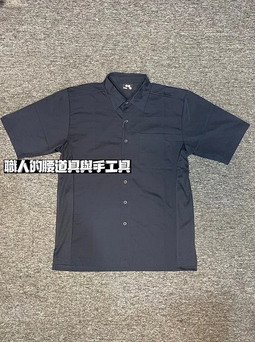 涼感上衣_襯衫藍-L